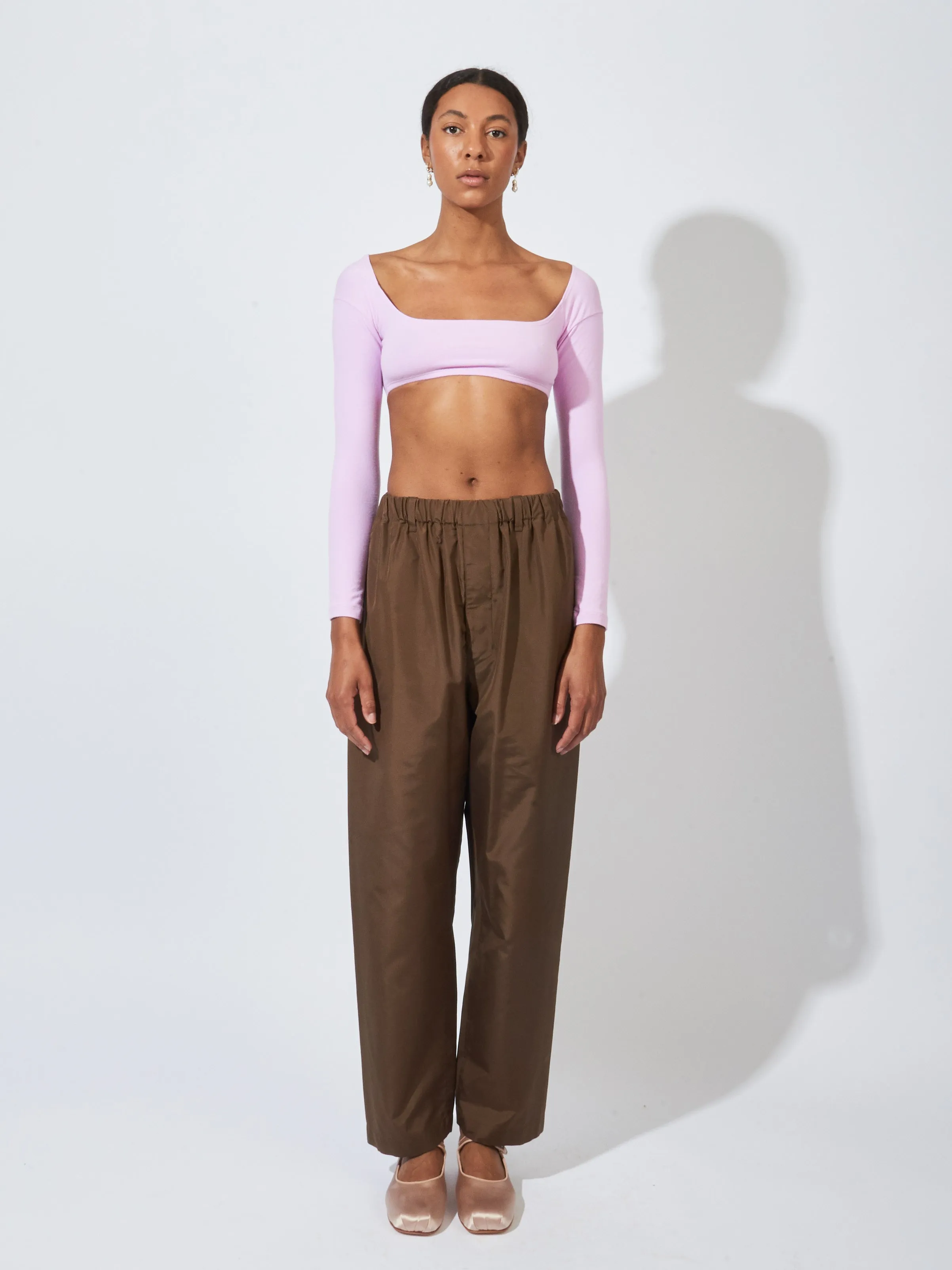 Orchid El Tigre Chiquito L/S Crop Top
