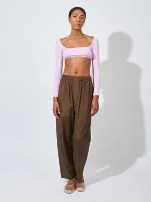 Orchid El Tigre Chiquito L/S Crop Top