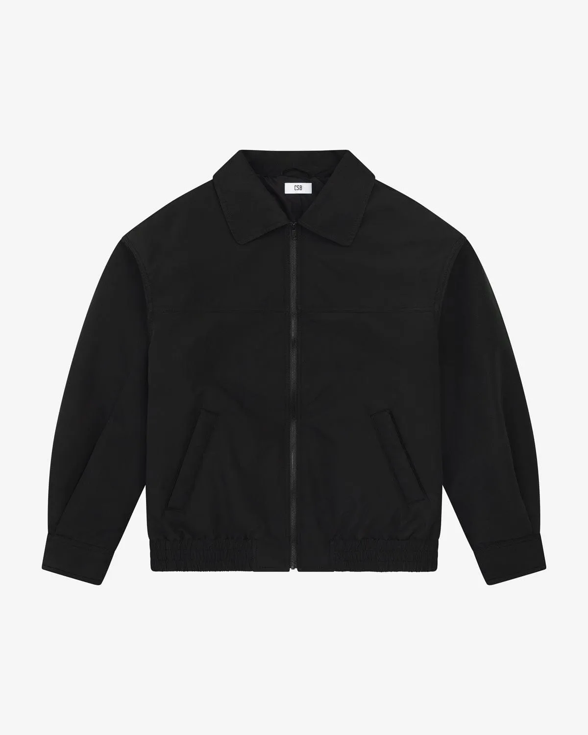 Oversized Bomber Jacket | Black