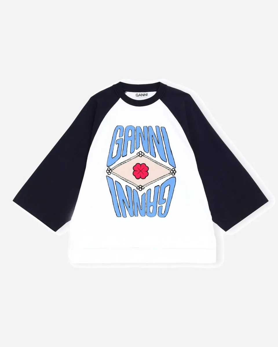 Oversized Mirrored T-shirt - White