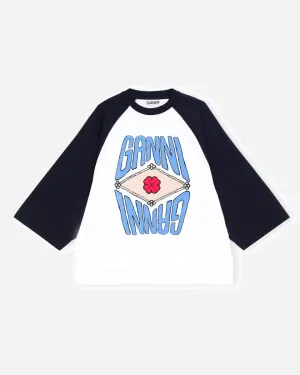Oversized Mirrored T-shirt - White