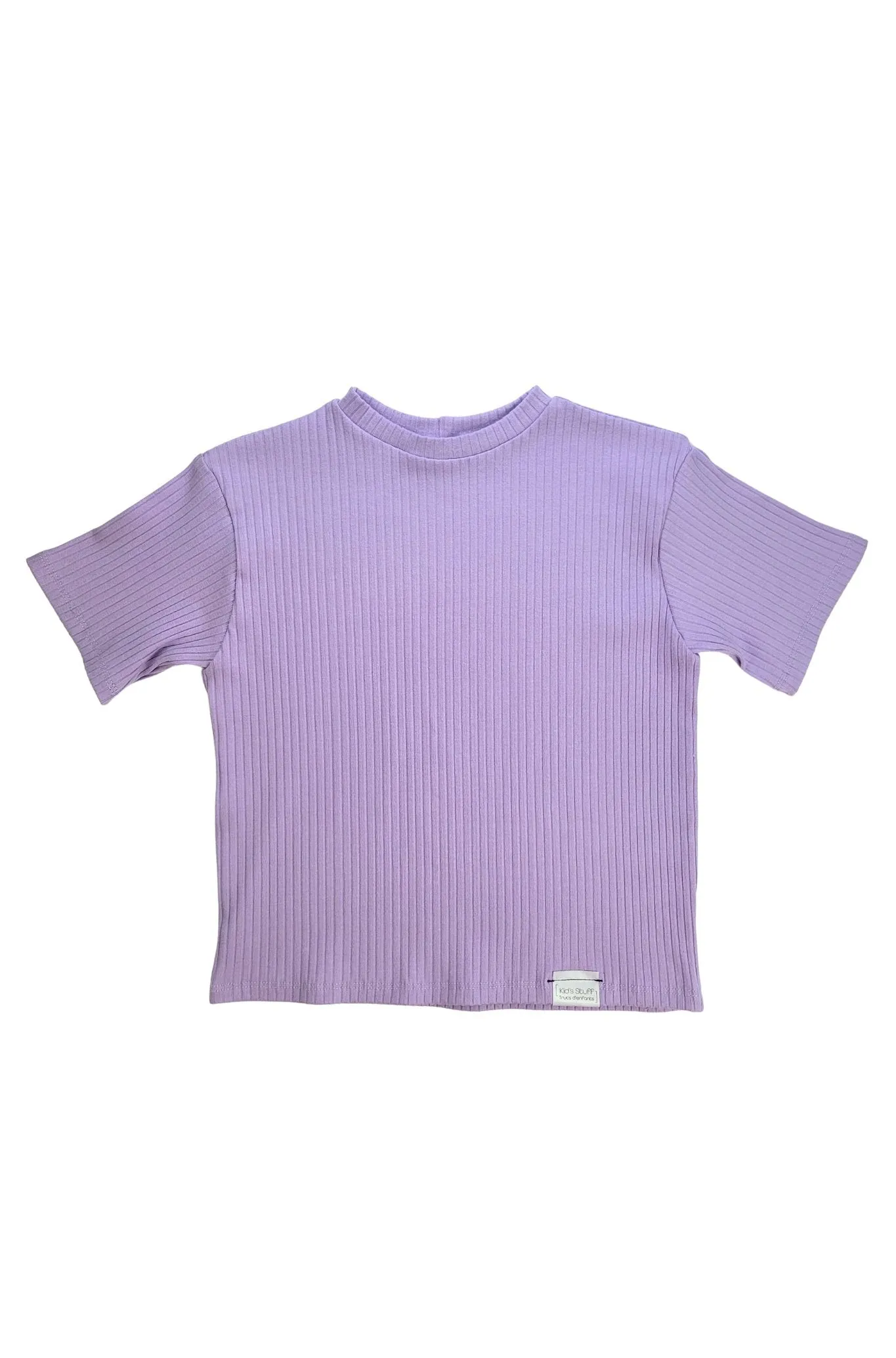 Oversized T-Shirt | Lavender Macaron Large Rib
