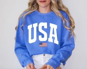 Oversized USA 4th of July Sweatshirt