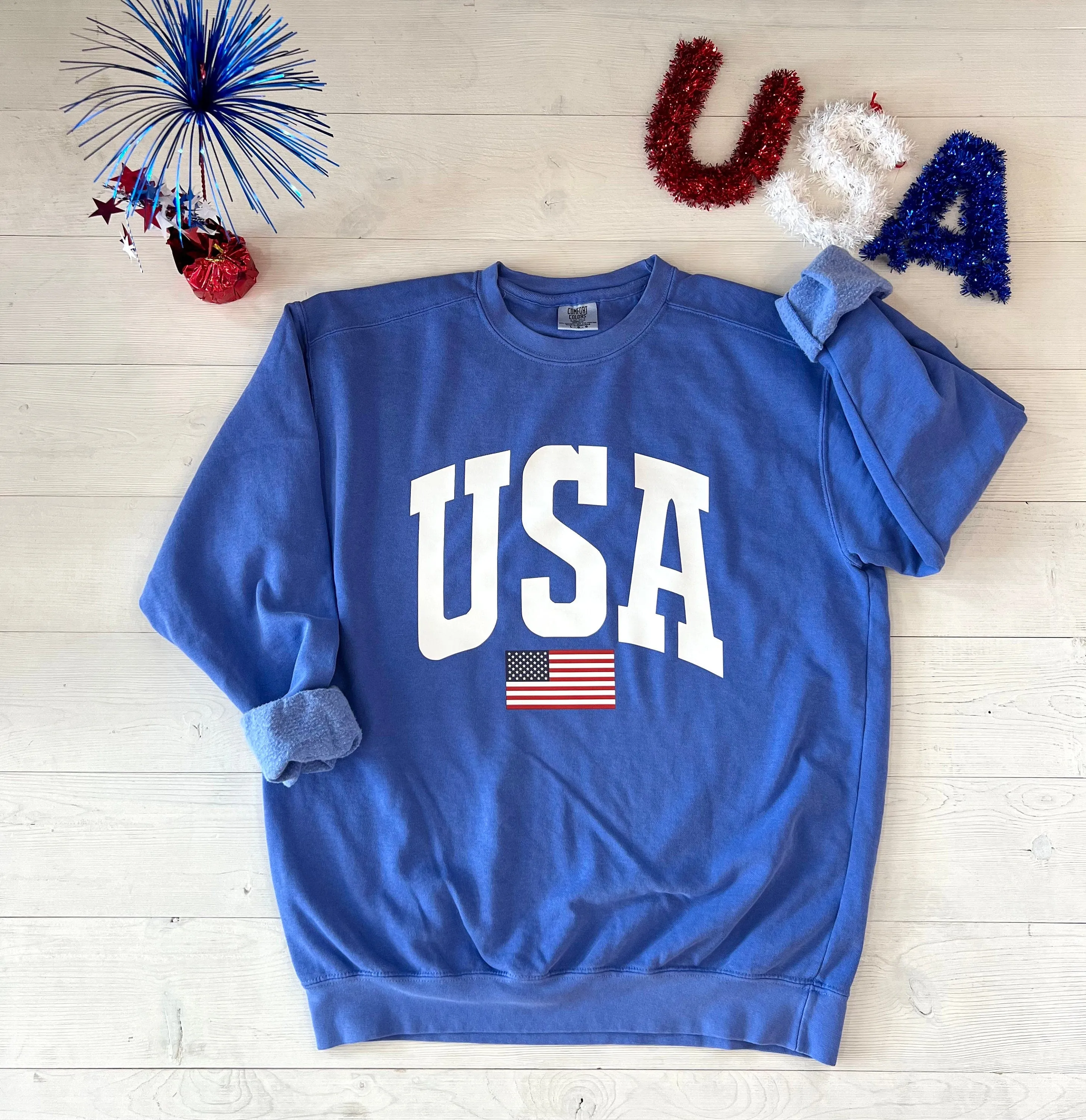 Oversized USA 4th of July Sweatshirt