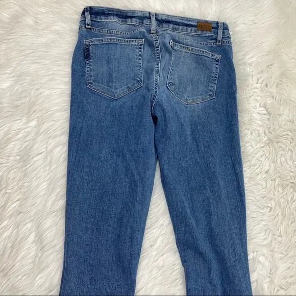 Paige Denim Women's Verdugo Ultra Skinny Jeans Blue Size 29 Distressed