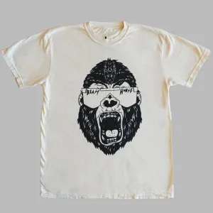 PARTY GORILLA T-SHIRT - IVORY