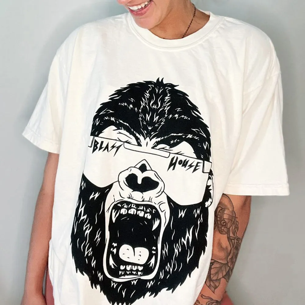 PARTY GORILLA T-SHIRT - IVORY