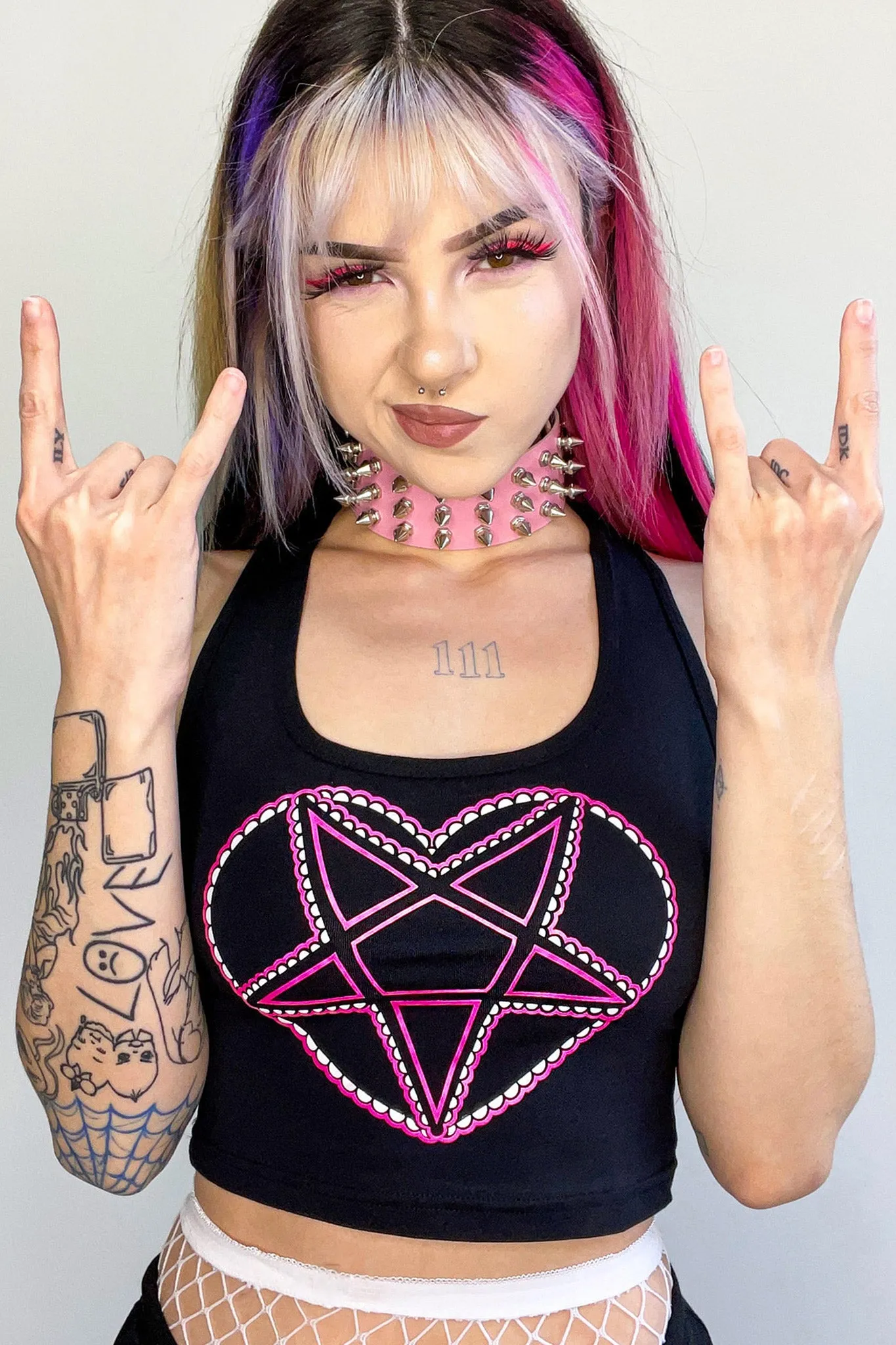 Pastel Goth Crop Tank Top