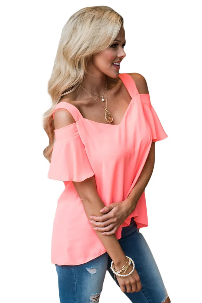 Paula Open Shoulder Top Plus