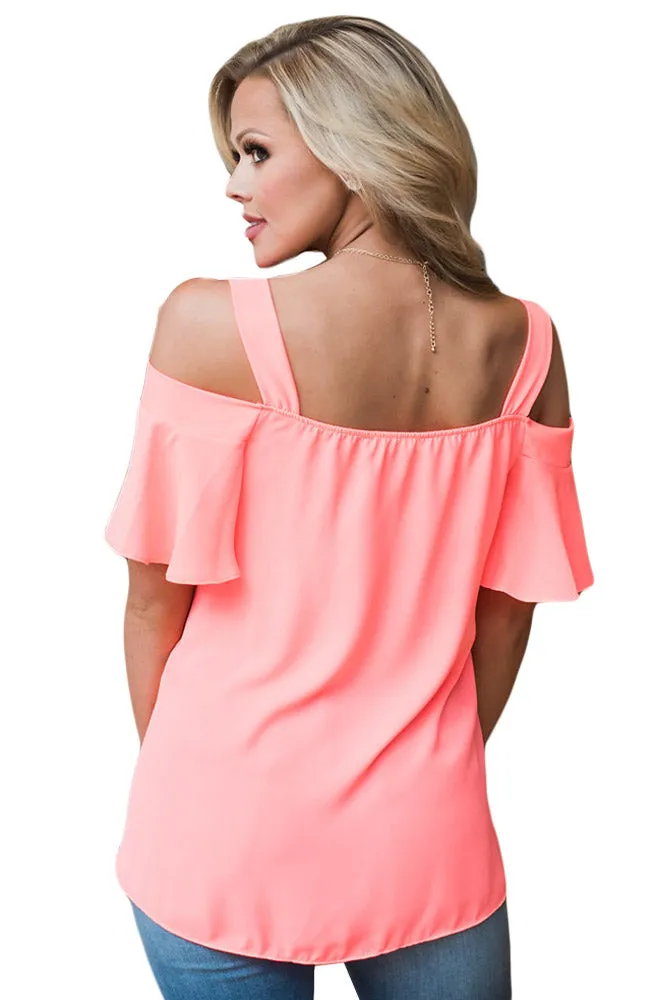 Paula Open Shoulder Top Plus