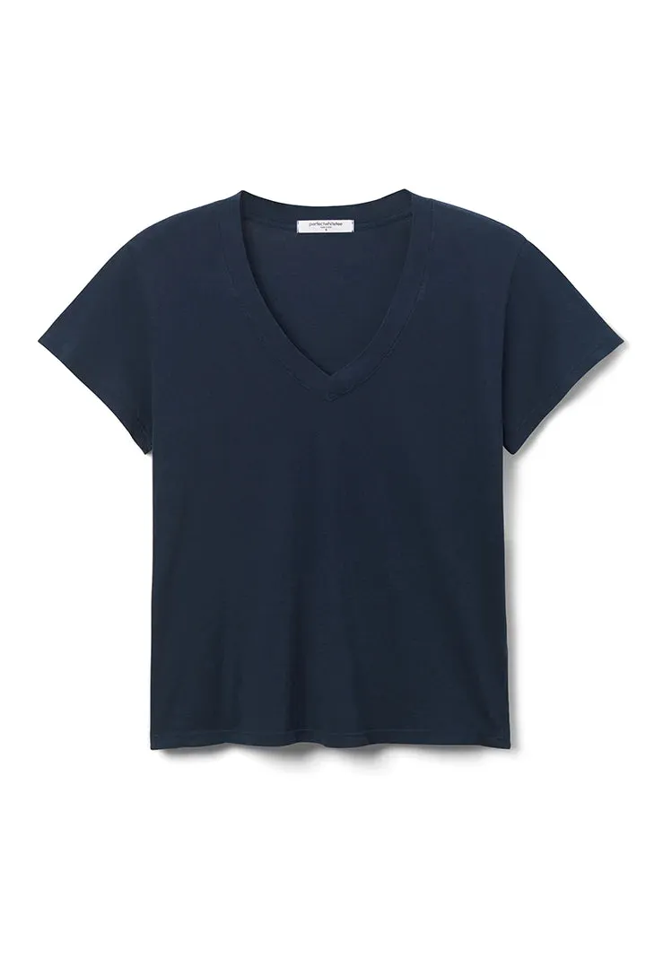 Perfect White Tee Hendrix Short Sleeve V-Neck
