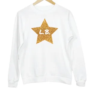 Personalised Star Adult Sweatshirt