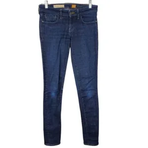 PILCRO AND THE LETTERPRESS ANTHROPOLOGIE Stet Skinny Jeans Dark Wash Denim 26