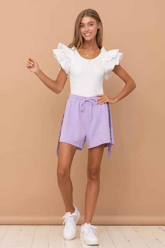 Pink Ruffle SLV Bodysuit