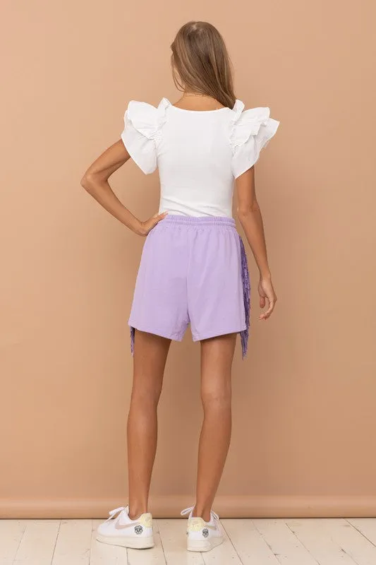 Pink Ruffle SLV Bodysuit