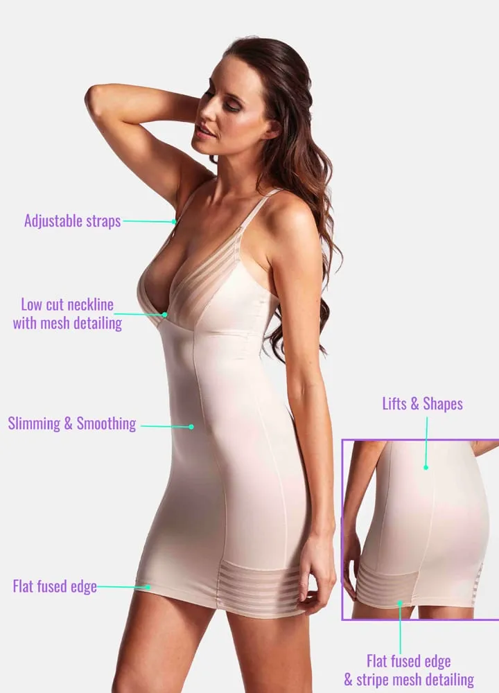 Plunging Slip With Multiway Straps