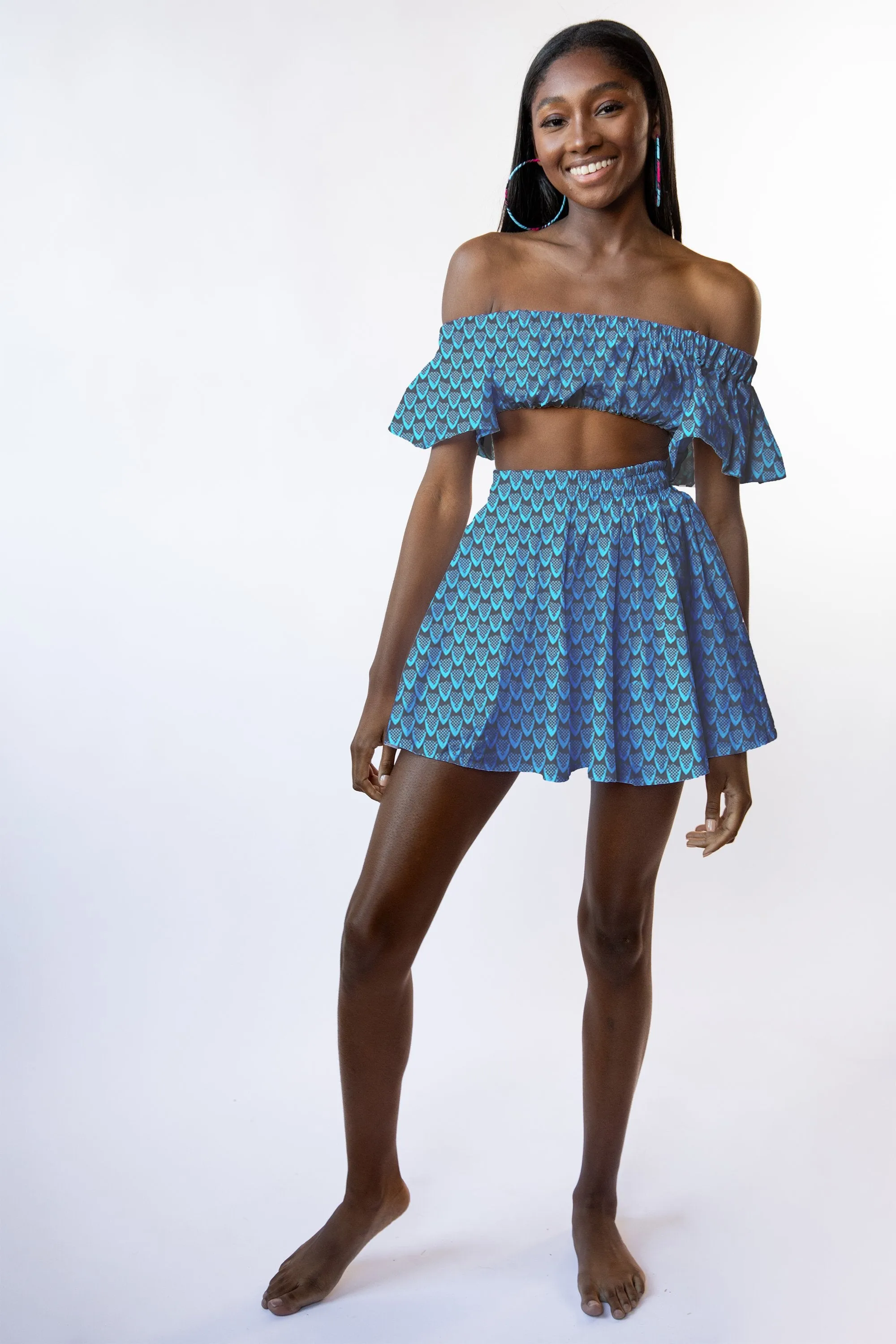 Pop Crop Short Sleeve Shirt