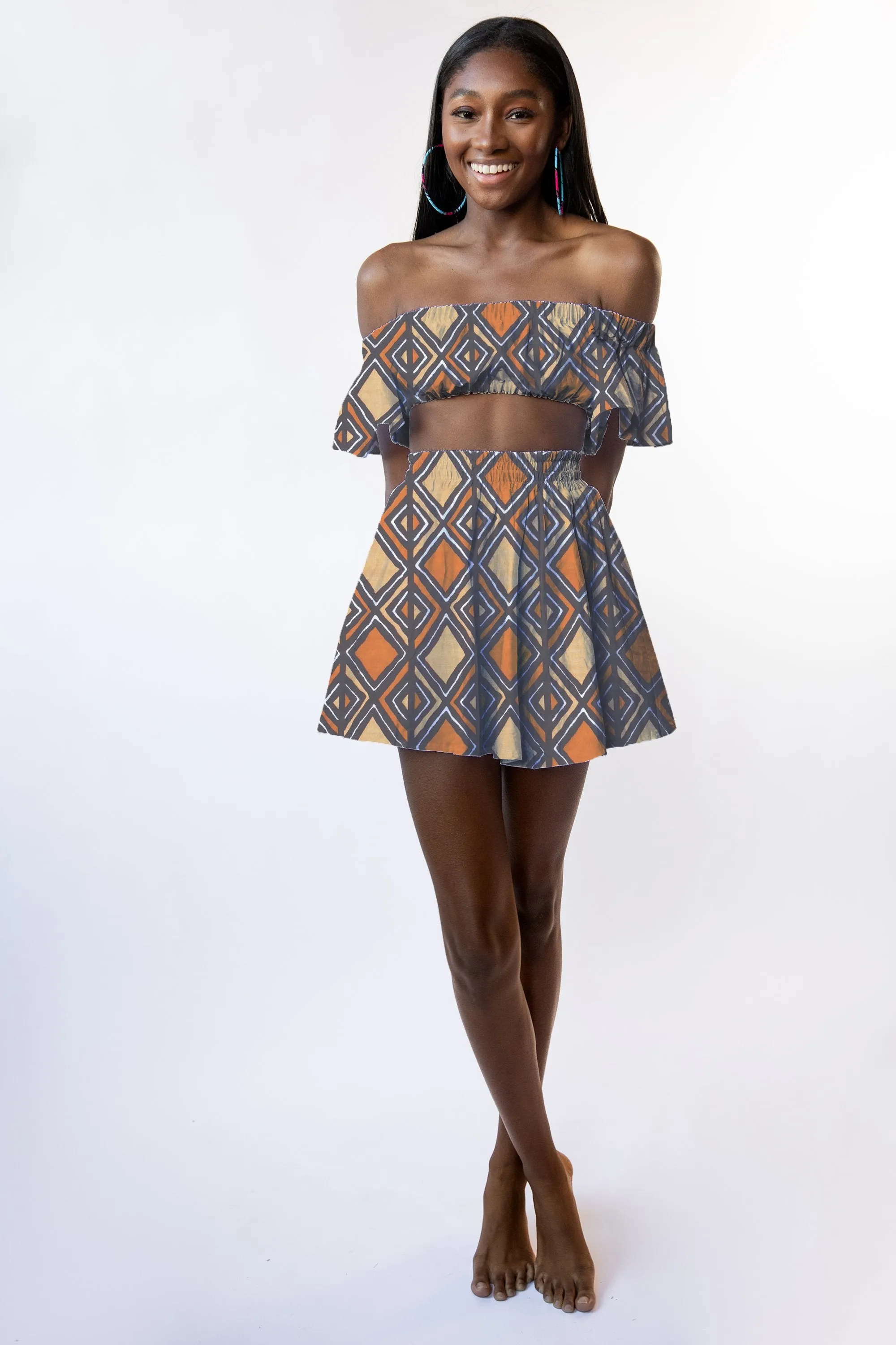 Pop Crop Short Sleeve Shirt
