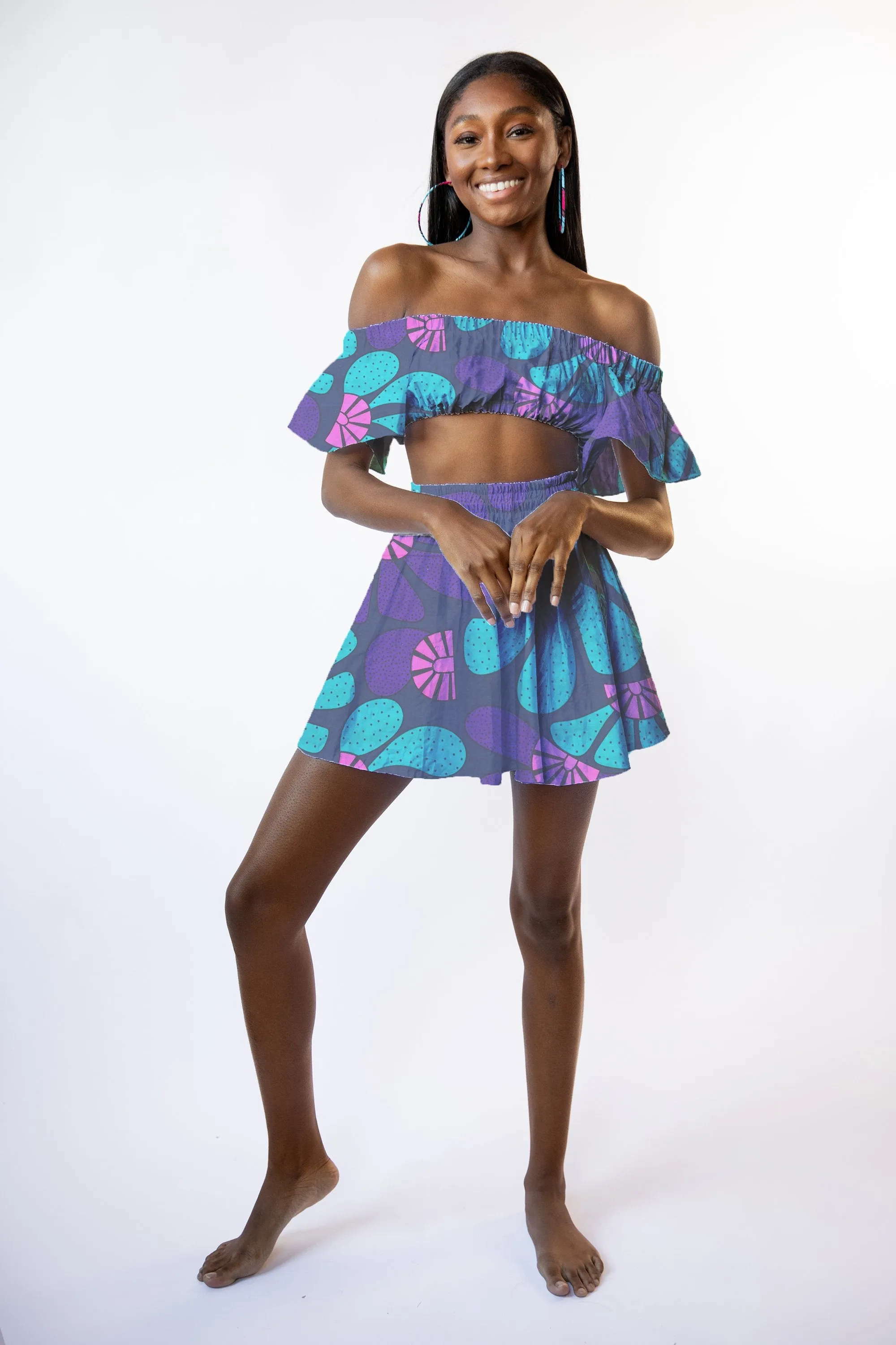 Pop Crop Short Sleeve Shirt