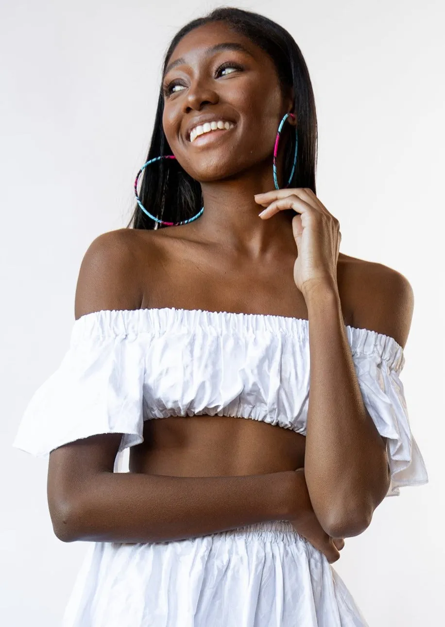 Pop Crop Short Sleeve Shirt