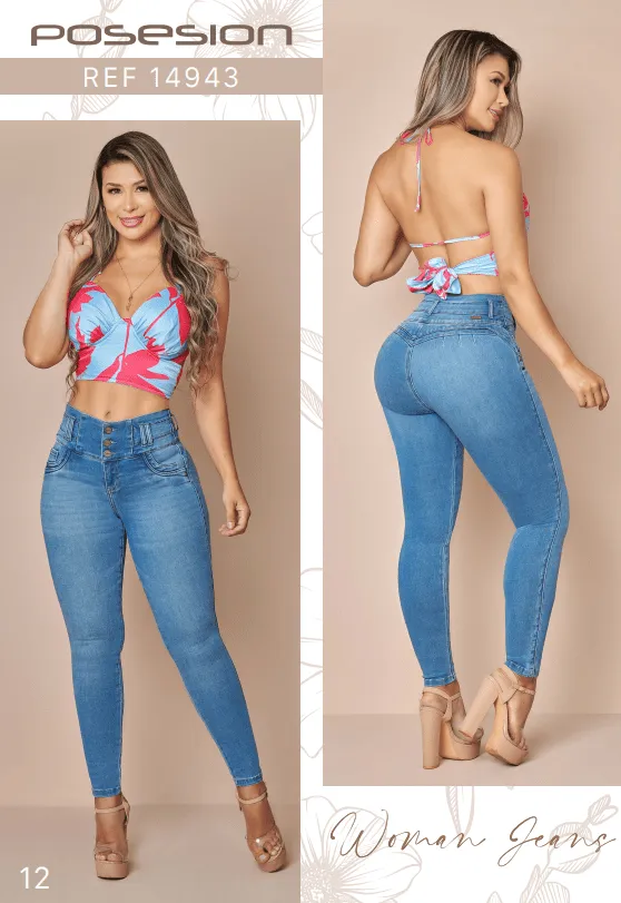 Posesion 14943 100% Authentic Colombian Push Up Jeans