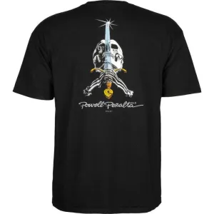 POWELL PERALTA Skull & Sword Tee Black