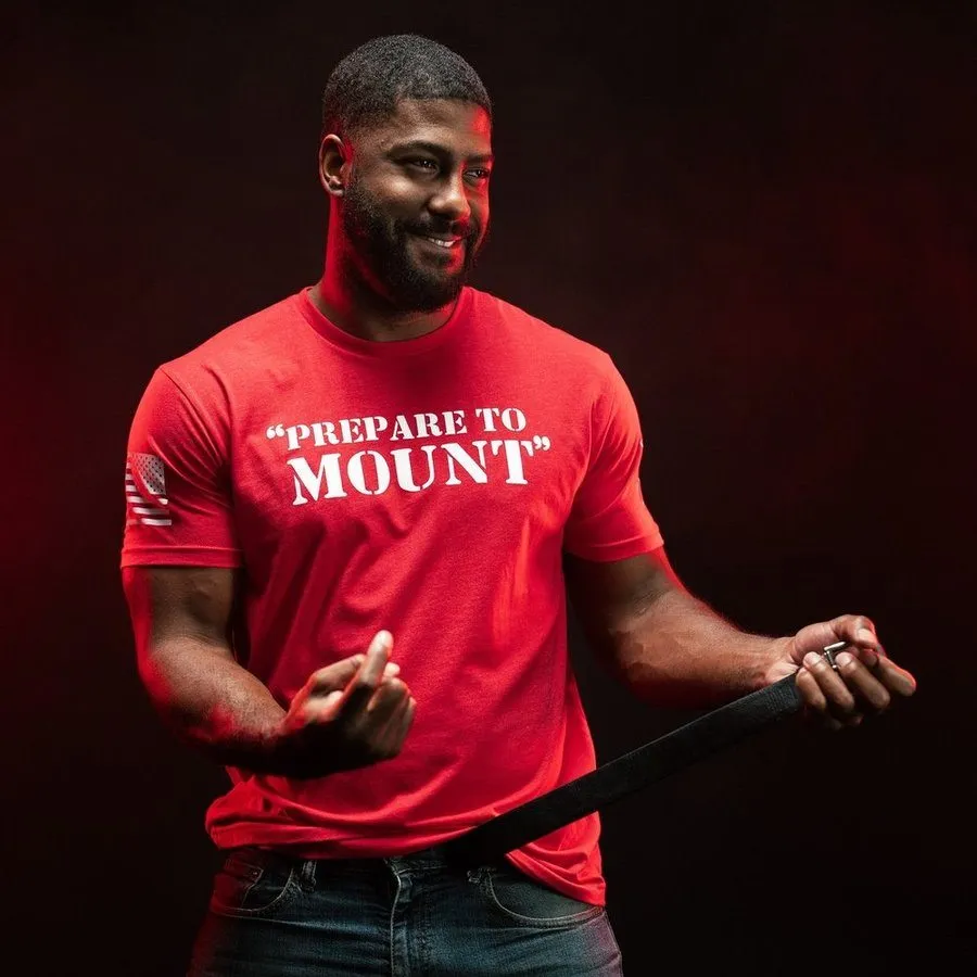 Prepare To Mount T-Shirt - Red