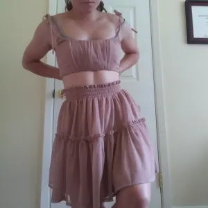 Princess Polly Pink Crop Top Set s.  4