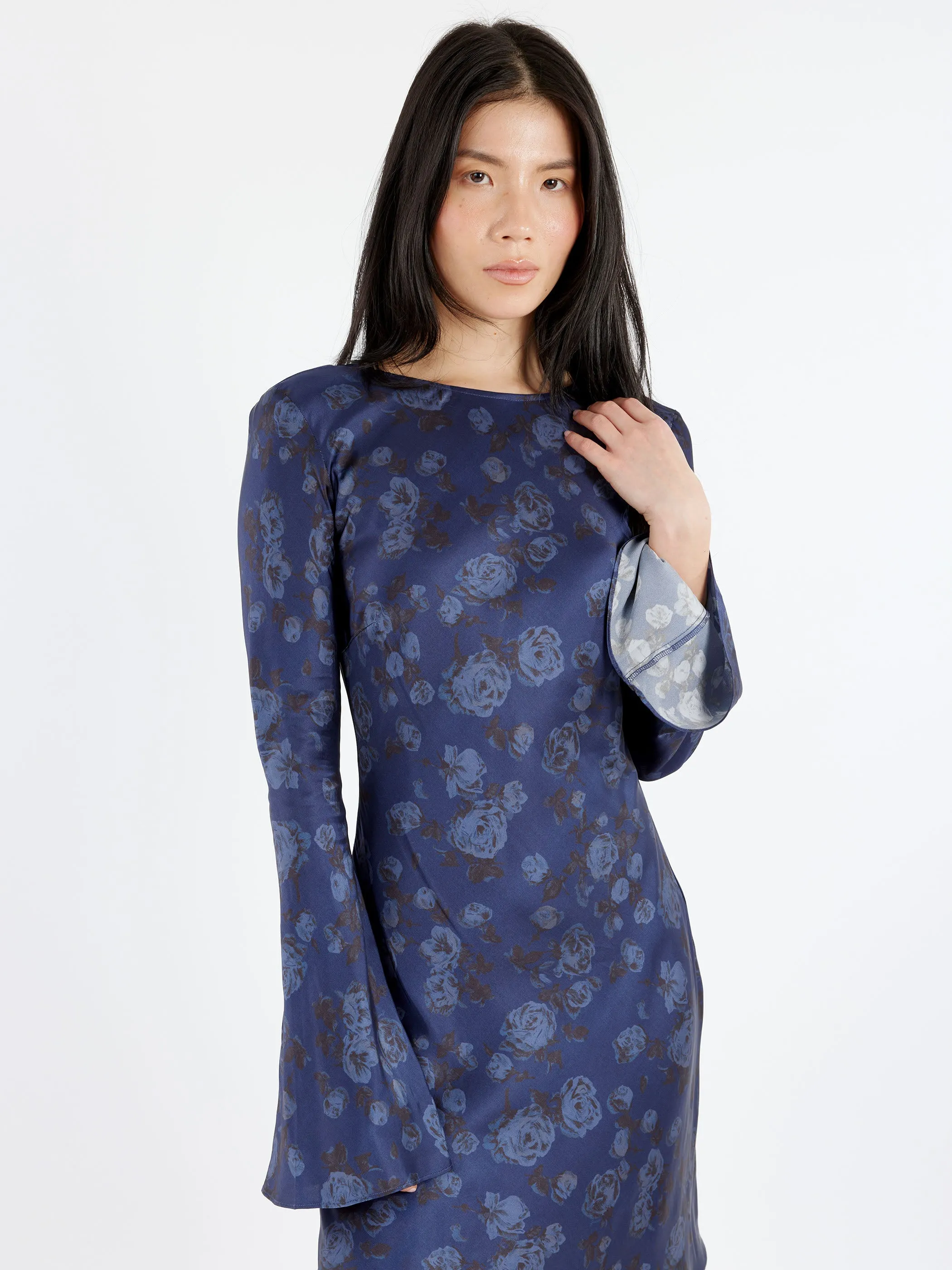 Printed Mini Dress