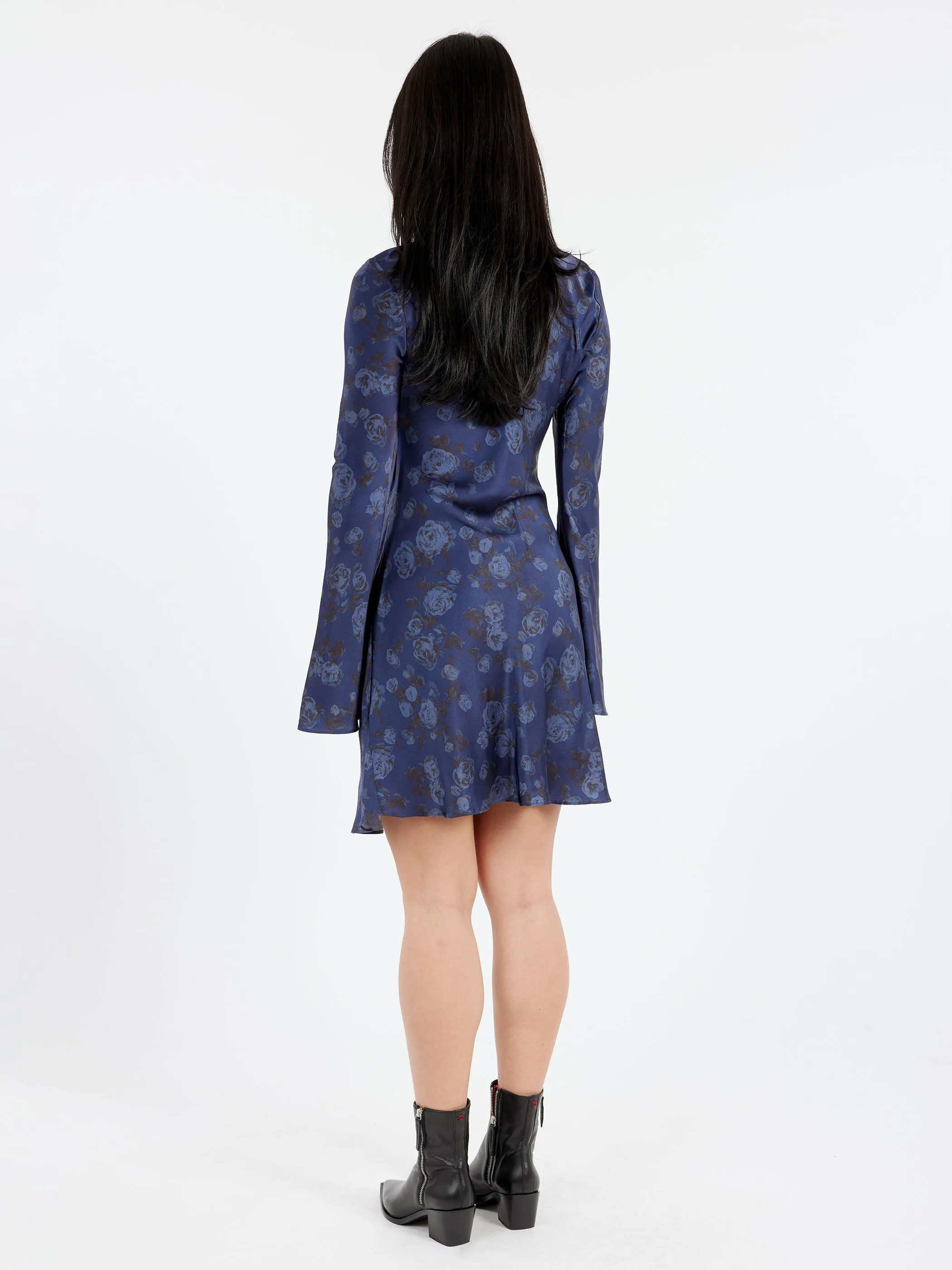 Printed Mini Dress