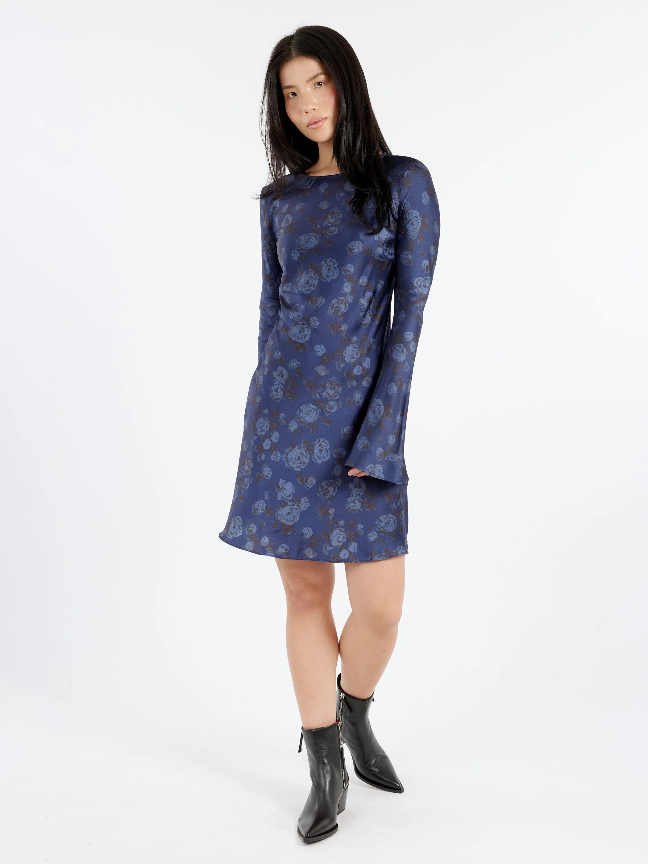 Printed Mini Dress