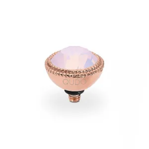 Qudo Fabero 11mm Rose Gold Topper - Rose Opal