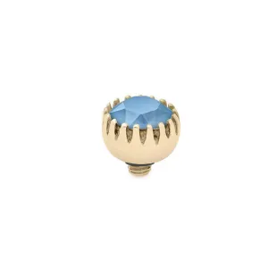 Qudo London 8mm Gold Topper - Summer Blue