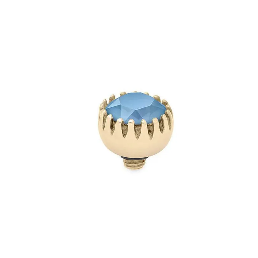 Qudo London 8mm Gold Topper - Summer Blue