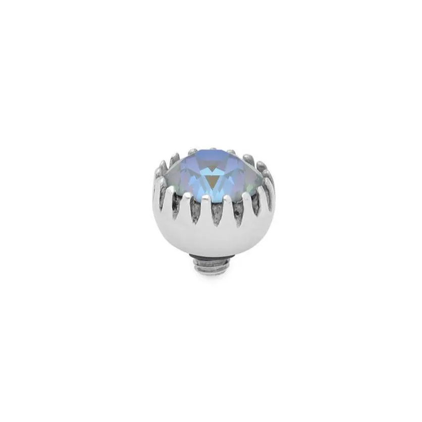 Qudo London 8mm Silver Topper - Serene Grey Delite