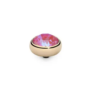 Qudo Sesto 10mm Gold Topper - Lotus Pink Delite
