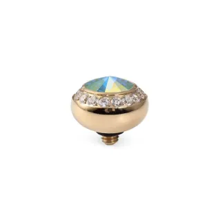 Qudo Tondo Deluxe 10mm Gold Topper - Aurora Boreale