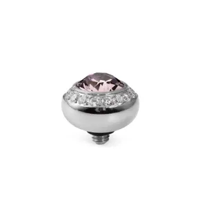 Qudo Tondo Deluxe 10mm Silver Topper - Amethyst
