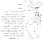 Qudo Tondo Deluxe 13mm Gold Topper - Royal Red