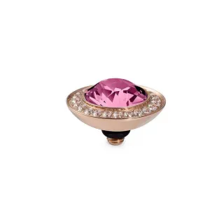 Qudo Tondo Deluxe 13mm Rose Gold Topper - Rose