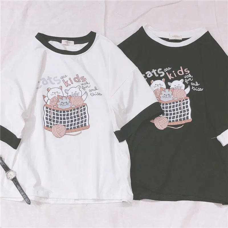 "CATS KIDS" TEE Y031705