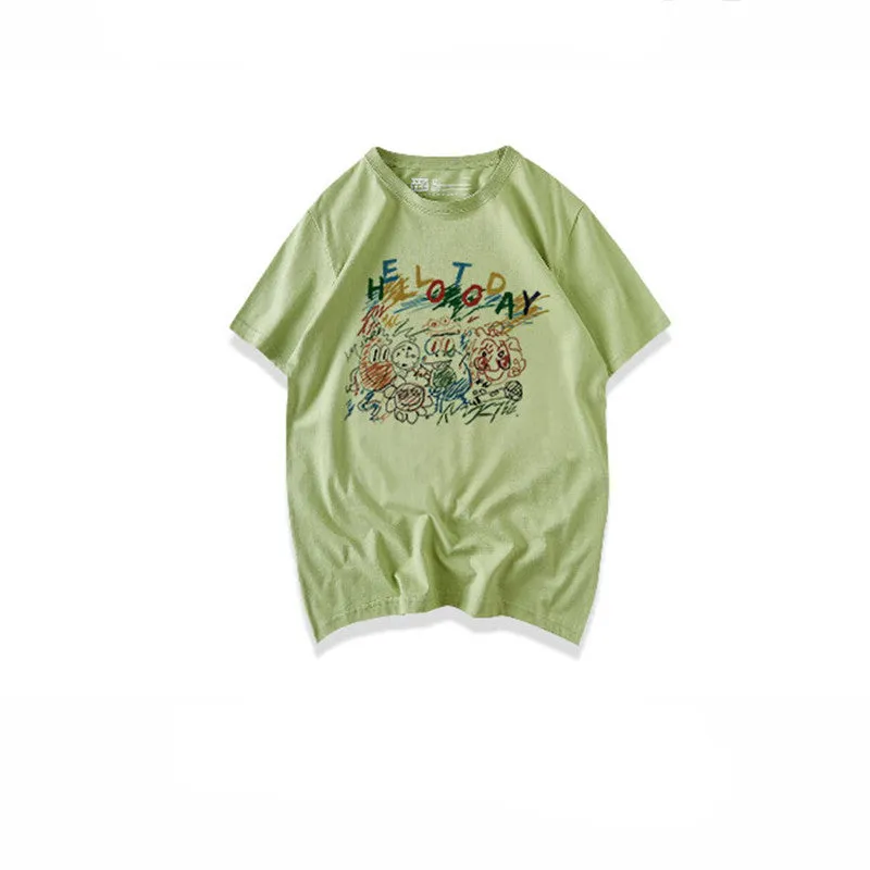 "HELLO TODAY" T-SHIRT N030204