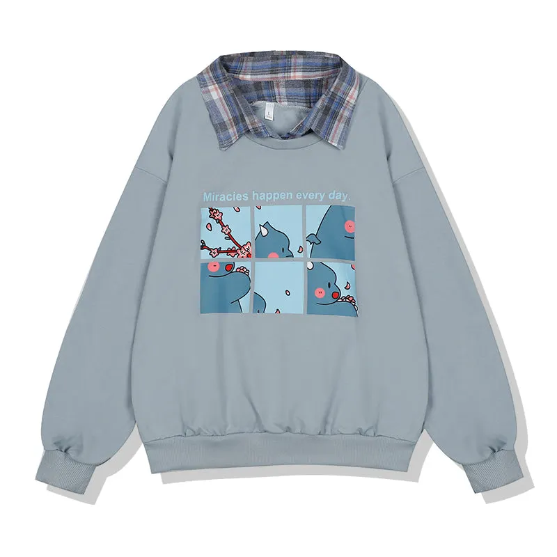 "MIRACIES HAPPEN EVERY DAY" SWEATSHIRT N091602