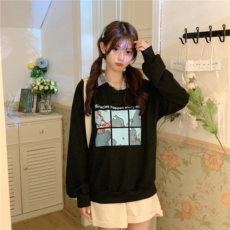 "MIRACIES HAPPEN EVERY DAY" SWEATSHIRT N091602