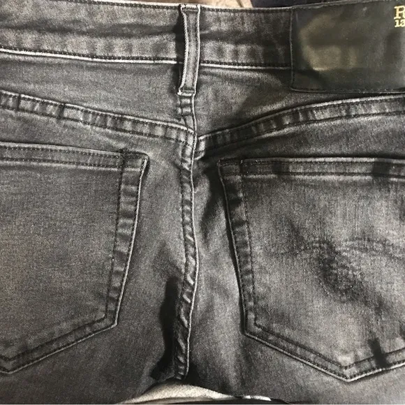 R13 Kate Skinny black jeans size 24”