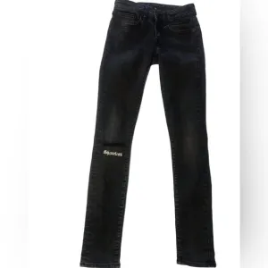 R13 Kate Skinny black jeans size 24”