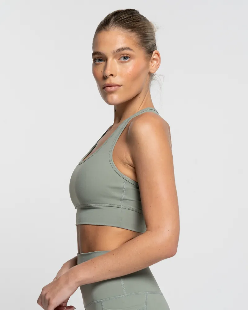 Racer Crop - Sage