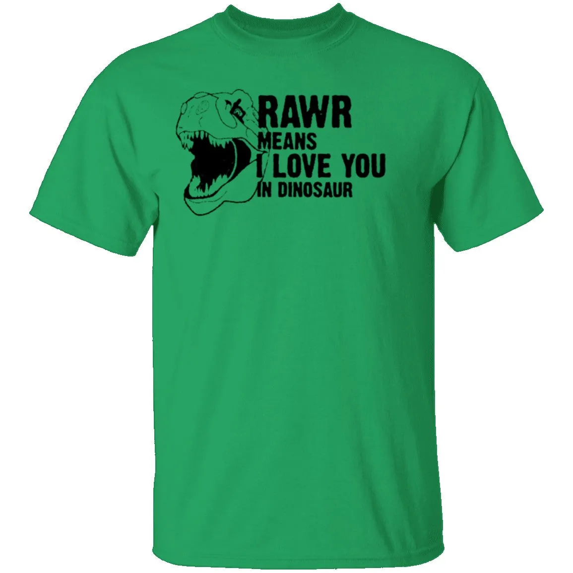 Rawr Means I Love You In Dinosaur T-Shirt