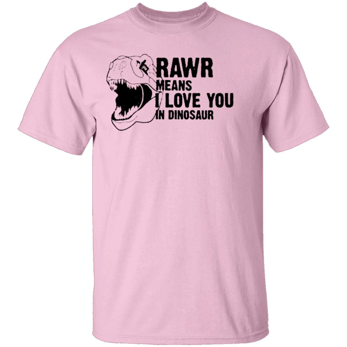 Rawr Means I Love You In Dinosaur T-Shirt