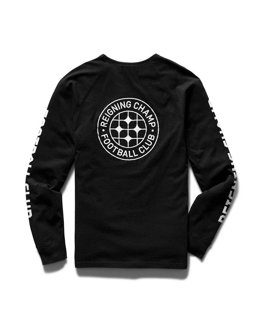 RCFC Long Sleeve Tee Pima Jersey Black